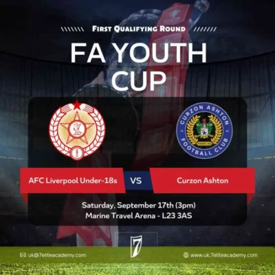 AFC Liverpool Under-18s get Saturday 3pm kick-off in FA Youth Cup