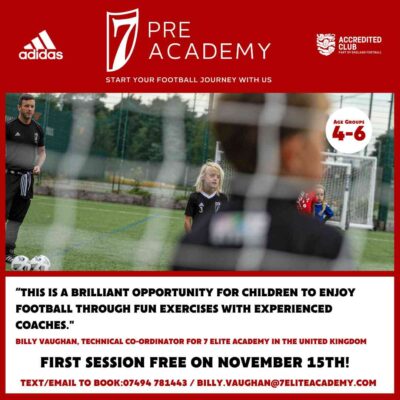 Pre-Academy to offer fun introduction to football