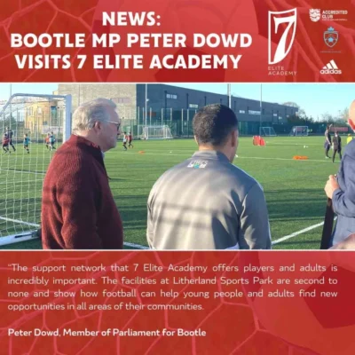 Bootle MP praises 7 Elite Academy during visit