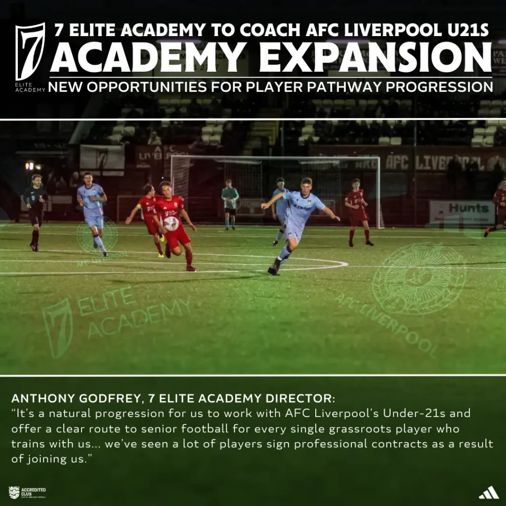 7 Elite Academy to work with AFC Liverpool Under-21s - 7 Elite Academy